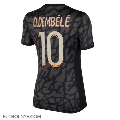 Camiseta Paris Saint-Germain Ousmane Dembele #10 Tercera Equipación para mujer 2023-24 manga corta